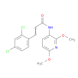 2-Propenamide, 3-(2,4-dichlorophenyl)-N-(2,6-dimethoxy-3-pyridinyl)-