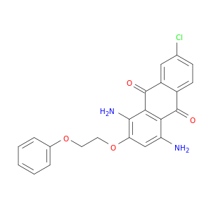 9,10-Anthracenedione, 1,4-diamino-7-chloro-2-(2-phenoxyethoxy)-