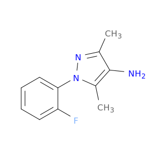 1-(2-Fluorophenyl)-3,5-dimethyl-1H-pyrazol-4-amine