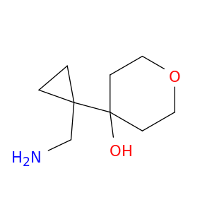 4-[1-(Aminomethyl)cyclopropyl]oxan-4-ol