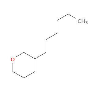 2H-Pyran, 3-hexyltetrahydro-