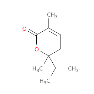 2H-Pyran-2-one, 5,6-dihydro-3,6-dimethyl-6-(1-methylethyl)-