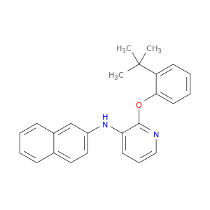 3-Pyridinamine, 2-[2-(1,1-dimethylethyl)phenoxy]-N-2-naphthalenyl-