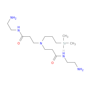 Propanamide, 3,3'-[[3-(dimethylsilyl)propyl]imino]bis[N-(2-aminoethyl)-