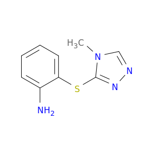 2-((4-Methyl-4H-1,2,4-triazol-3-yl)thio)aniline
