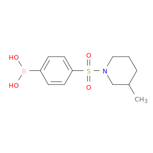 硼酸,B-[4-[(3-甲基-1-哌啶基)磺酰基]苯基]-