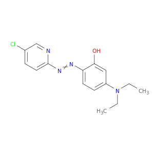Phenol, 2-[(5-chloro-2-pyridinyl)azo]-5-(diethylamino)-