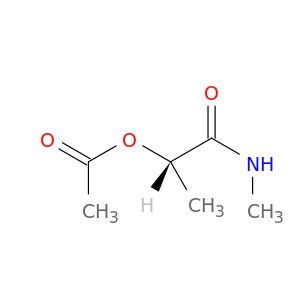 Propanamide, 2-(acetyloxy)-N-methyl-, (S)-