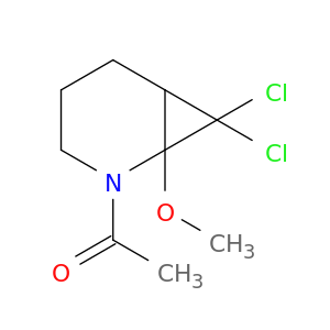 2-Azabicyclo[4.1.0]heptane, 2-acetyl-7,7-dichloro-1-methoxy-
