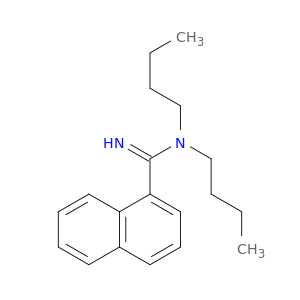 N,N-DIBUTYLNAPHTHALENE-1-CARBOXIMIDAMIDE