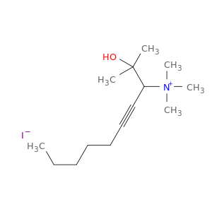 4-Decyn-3-aminium, 2-hydroxy-N,N,N,2-tetramethyl-, iodide