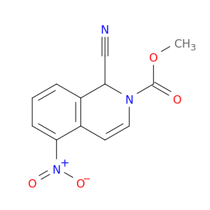 2(1H)-Isoquinolinecarboxylic acid, 1-cyano-5-nitro-, methyl ester
