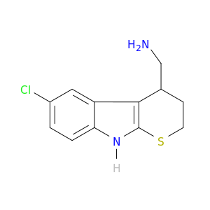 Thiopyrano[2,3-b]indole-4-methanamine,6-chloro-2,3,4,9-tetrahydro-