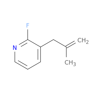Pyridine, 2-fluoro-3-(2-methyl-2-propenyl)-