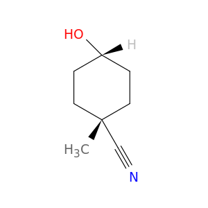 cis-4-hydroxy-1-methylcyclohexane-1-carbonitrile