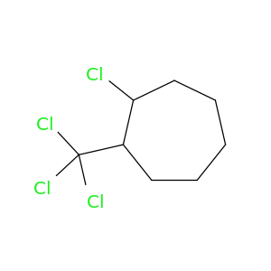 Cycloheptane, 1-chloro-2-(trichloromethyl)-