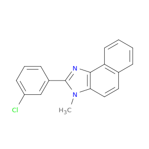 3H-Naphth[1,2-d]imidazole, 2-(3-chlorophenyl)-3-methyl-