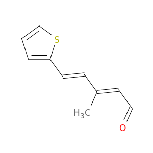 2,4-Pentadienal, 3-methyl-5-(2-thienyl)-, (2E,4E)-