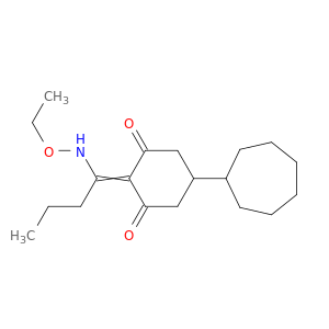 1,3-Cyclohexanedione, 5-cycloheptyl-2-[1-(ethoxyamino)butylidene]-