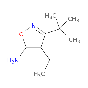 3-叔丁基-4-乙基-1,2-噁唑-5-胺