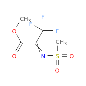 Propanoic acid, 3,3,3-trifluoro-2-[(methylsulfonyl)imino]-, methyl ester