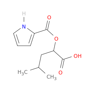 1H-Pyrrole-2-carboxylic acid, 1-carboxy-3-methylbutyl ester