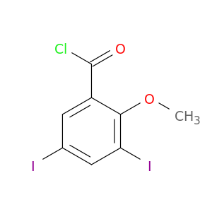 Benzoyl chloride, 3,5-diiodo-2-methoxy-