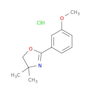 Oxazole, 4,5-dihydro-2-(3-methoxyphenyl)-4,4-dimethyl-, hydrochloride