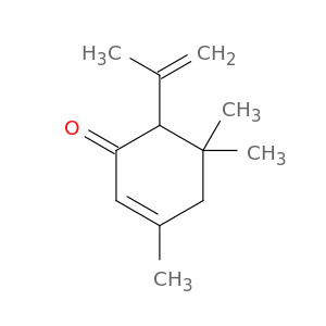 2-Cyclohexen-1-one, 3,5,5-trimethyl-6-(1-methylethenyl)-