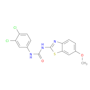 Urea, N-(3,4-dichlorophenyl)-N'-(6-methoxy-2-benzothiazolyl)-