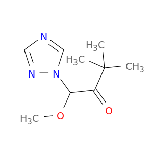 2-Butanone, 1-methoxy-3,3-dimethyl-1-(1H-1,2,4-triazol-1-yl)-