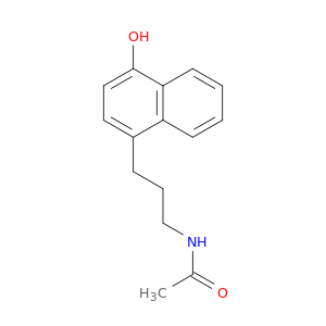 Acetamide, N-[3-(4-hydroxy-1-naphthalenyl)propyl]-