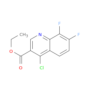 4-Chloro-7,8-difluoroquinoline-3-carboxylic acid ethyl ester