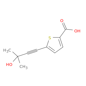 5-(3-hydroxy-3-methylbut-1-yn-1-yl)thiophene-2-carboxylic Acid