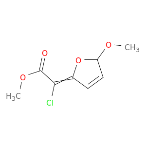 Acetic acid, chloro(5-methoxy-2(5H)-furanylidene)-, methyl ester
