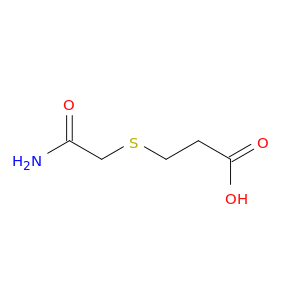 3-[(Carbamoylmethyl)sulfanyl]propanoic Acid