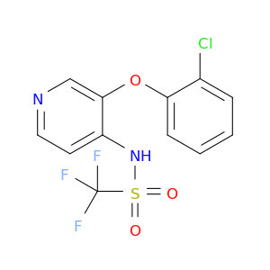 Methanesulfonamide, N-[3-(2-chlorophenoxy)-4-pyridinyl]-1,1,1-trifluoro-