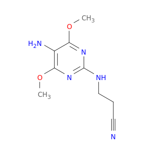 Propanenitrile, 3-[(5-amino-4,6-dimethoxy-2-pyrimidinyl)amino]-