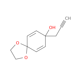 1,4-Dioxaspiro[4.5]deca-6,9-dien-8-ol, 8-(2-propyn-1-yl)-