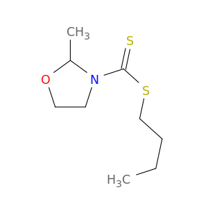 3-Oxazolidinecarbodithioicacid, 2-methyl-, butyl ester
