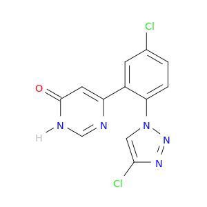 6-(5-氯-2-(4-氯-1H-1,2,3-三唑-1-基)苯基)嘧啶-4(3H)-酮