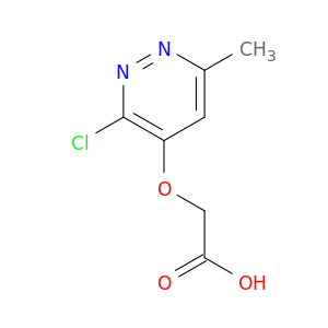 Acetic acid,2-[(3-chloro-6-methyl-4-pyridazinyl)oxy]-