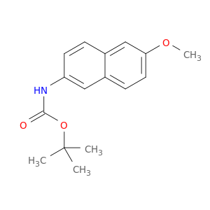 Carbamic acid, (6-methoxy-2-naphthalenyl)-, 1,1-dimethylethyl ester