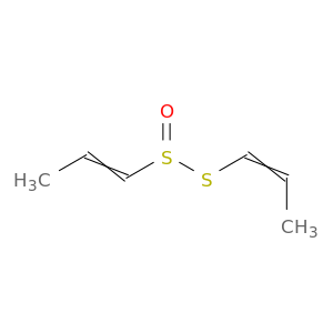 1-Propene-1-sulfinothioic acid, S-1-propenyl ester