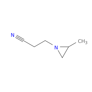 1-Aziridinepropanenitrile, 2-methyl-