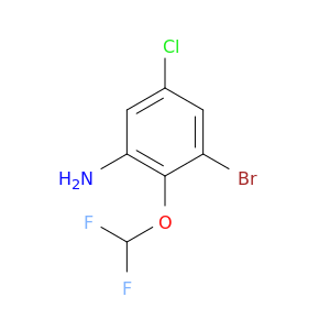 3-溴-5-氯-2-(二氟甲氧基)苯甲胺