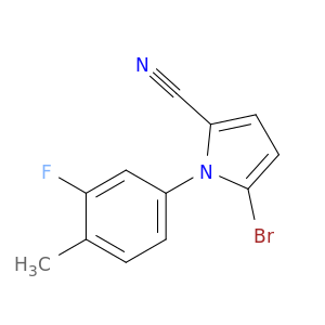 5-Bromo-1-(3-fluoro-4-methylphenyl)-1H-pyrrole-2-carbonitrile