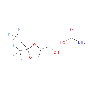 1,3-Dioxolane-4-methanol, 2,2-bis(trifluoromethyl)-, carbamate