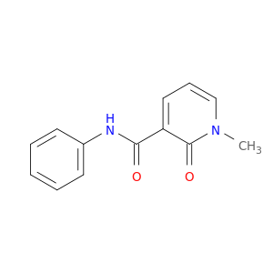 3-Pyridinecarboxamide, 1,2-dihydro-1-methyl-2-oxo-N-phenyl-