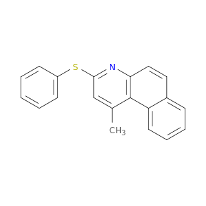 Benzo[f]quinoline, 1-methyl-3-(phenylthio)-